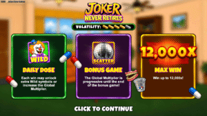 Joker Never Retires — Bullshark Games game artwork